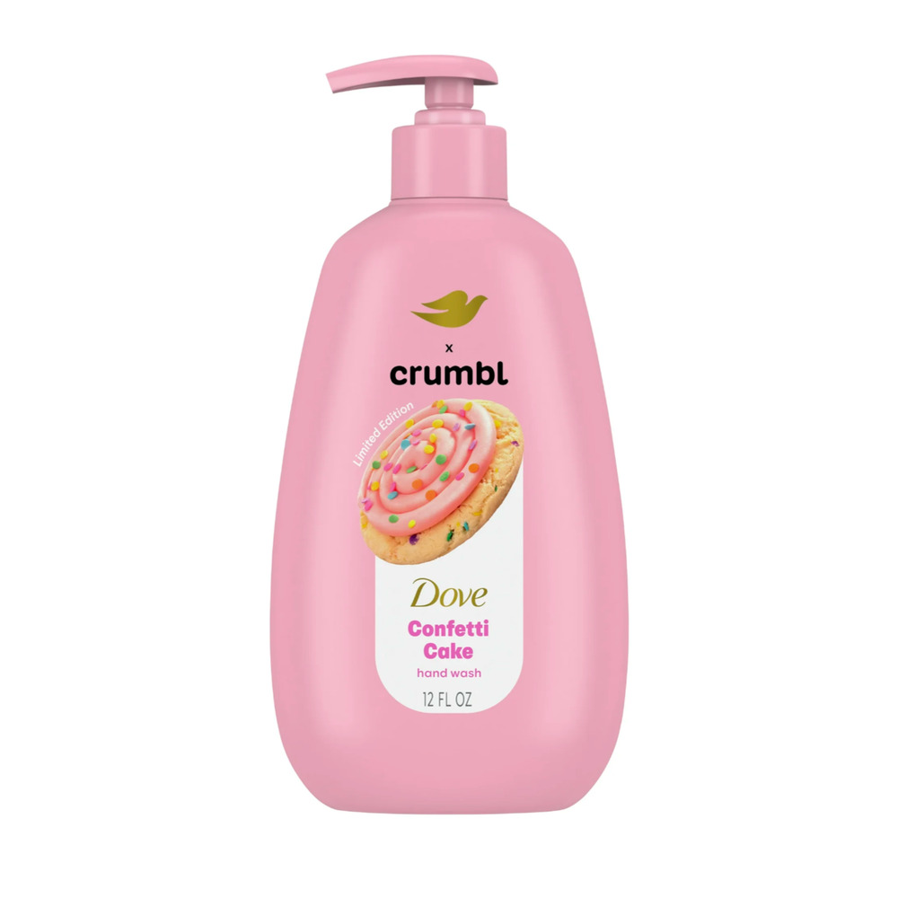 Dove Crumbl Moisturizing Liquid Hand Wash Confetti Cake, 12oz